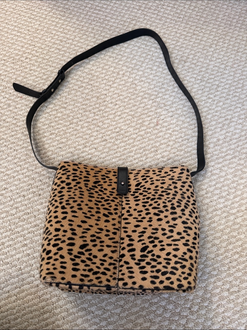 Jenni Kayne leopard bucket bag